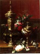 Floral, beautiful classical still life of flowers.056 unknow artist